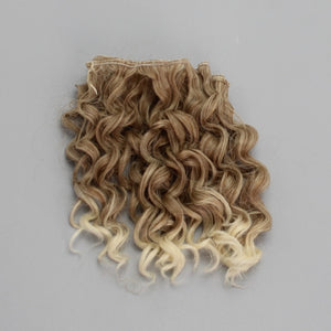 15*100cm High Quality Screw Curly Hair Extensions for All Dolls DIY Hair Wigs Heat Resistant Fiber Hair Wefts Accessories toys