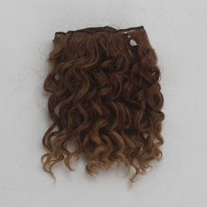 15*100cm High Quality Screw Curly Hair Extensions for All Dolls DIY Hair Wigs Heat Resistant Fiber Hair Wefts Accessories toys