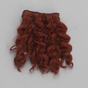 15*100cm High Quality Screw Curly Hair Extensions for All Dolls DIY Hair Wigs Heat Resistant Fiber Hair Wefts Accessories toys