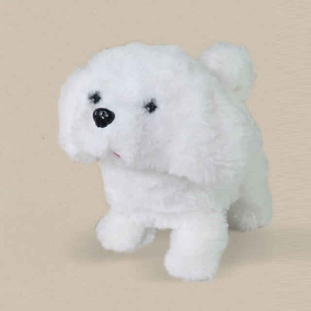 Robot Dog Electronic Dog Plush Puppy Jump Wag Tail Leash Teddy Toys Walk Bark Funny Toys For Children Birthday Gift