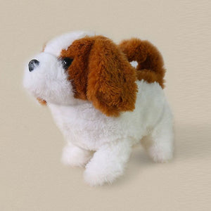 Robot Dog Electronic Dog Plush Puppy Jump Wag Tail Leash Teddy Toys Walk Bark Funny Toys For Children Birthday Gift