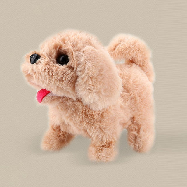Robot Dog Electronic Dog Plush Puppy Jump Wag Tail Leash Teddy Toys Walk Bark Funny Toys For Children Birthday Gift