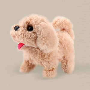 Robot Dog Electronic Dog Plush Puppy Jump Wag Tail Leash Teddy Toys Walk Bark Funny Toys For Children Birthday Gift