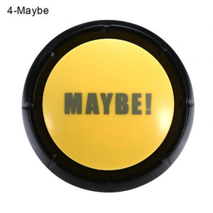 Respond to phone Bullshit Buttons Maybe No Sorry Yes Sound Button Toys  Home Office Party Funny Gag Toy For Kids Adult Toy Gifts
