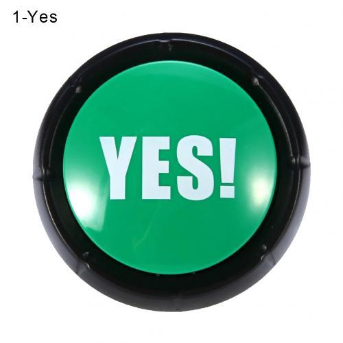 Respond to phone Bullshit Buttons Maybe No Sorry Yes Sound Button Toys  Home Office Party Funny Gag Toy For Kids Adult Toy Gifts