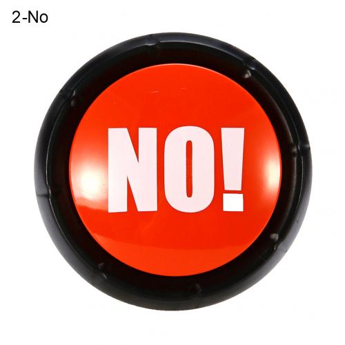 Respond to phone Bullshit Buttons Maybe No Sorry Yes Sound Button Toys  Home Office Party Funny Gag Toy For Kids Adult Toy Gifts