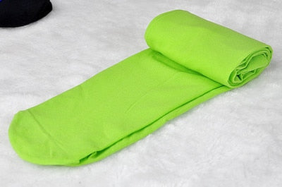 Spring/autumn candy color children tights  for baby girls kids cute velvet pantyhose tights stockings for girls dance tights