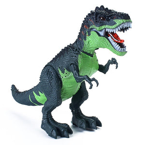 Electric Dinosaur Tyrannosaurus Rex Walking Light Sounds Animal Model Toys For Boys Electricial Lay Egg Dinosaur Outdoor Toy