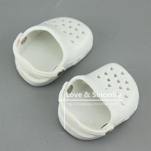 New Sandal Plastic Shoes For 43cm Baby Dolls 17 inch Born Dolls Shoes