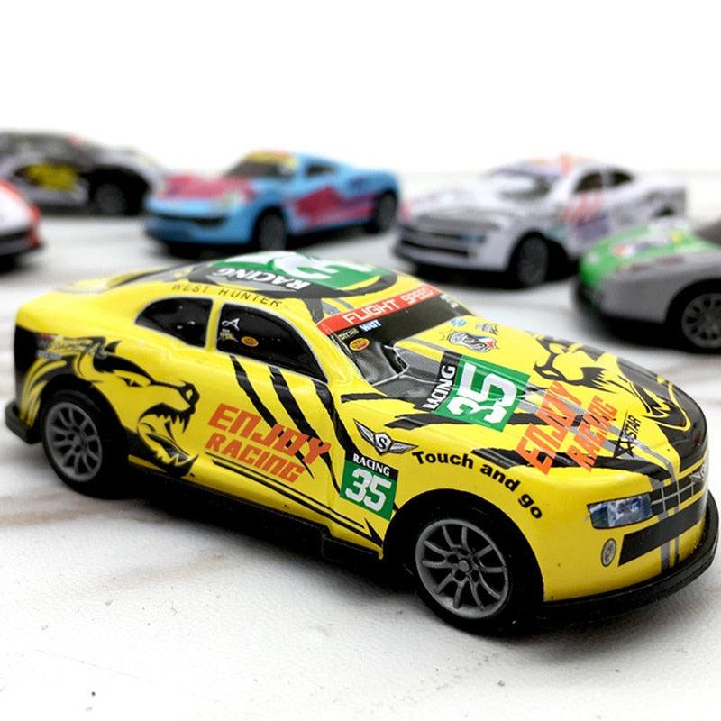 Hot Gift Alloy Car Racing Pullback Car Kids Toys Mini Racing Toys Car Sandbox Model Kids Gifts
