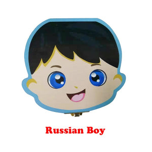 Wooden Baby Tooth Box English /Spanish /Portuguese Milk Teeth Umbilical Organizer Storage Boys Girls Souvenir Case Baby Gifts