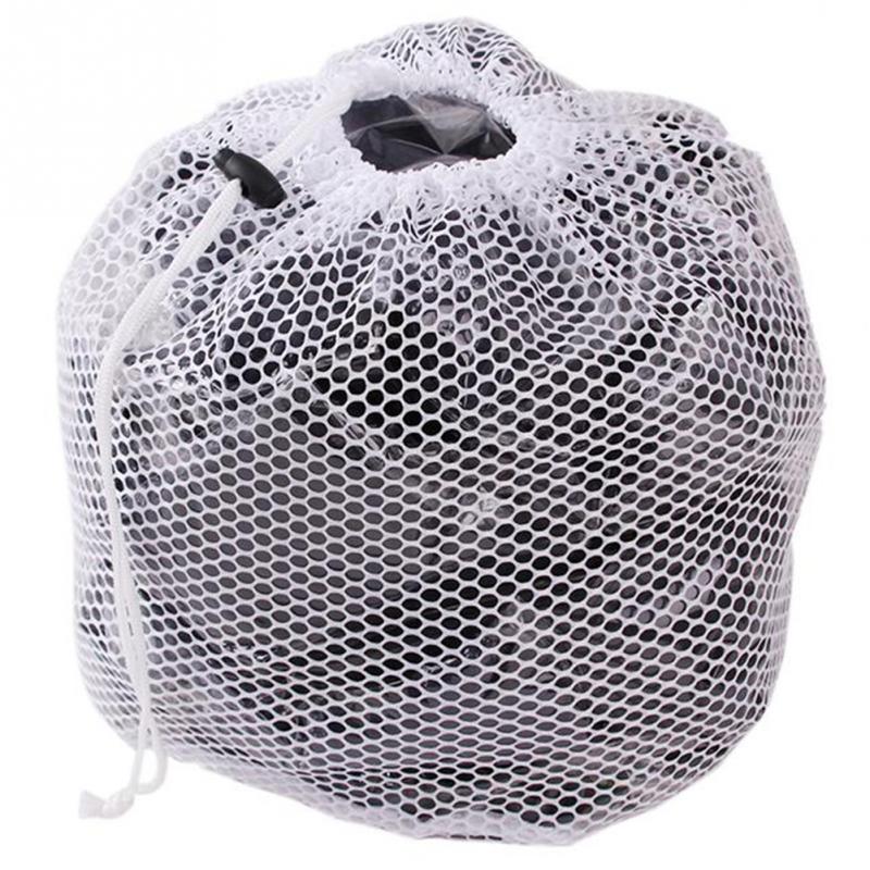 Laundry Mesh Bags Drawstring Net Laundry Saver Mesh Washing Pouch Strong Washing Machine Thicken Net Bag Laundry Bra Aid Pack