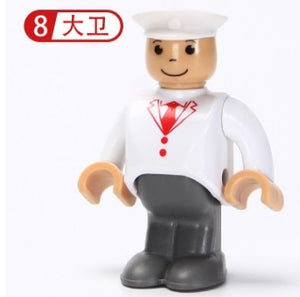 TTC01 CONNECTING HEAD Wooden Track toy Train Toy Car Truck Locomotive Engine Railway Toys for Children