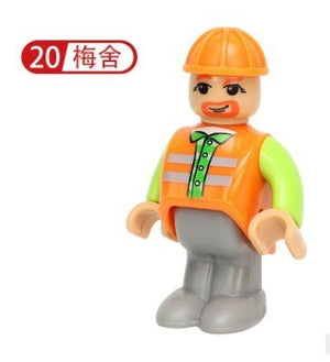 TTC01 CONNECTING HEAD Wooden Track toy Train Toy Car Truck Locomotive Engine Railway Toys for Children