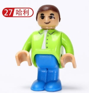 TTC01 CONNECTING HEAD Wooden Track toy Train Toy Car Truck Locomotive Engine Railway Toys for Children