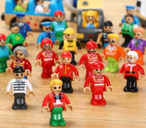 TTC01 CONNECTING HEAD Wooden Track toy Train Toy Car Truck Locomotive Engine Railway Toys for Children