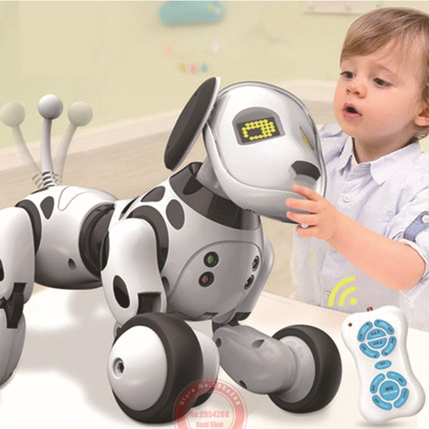 Programable 2.4G Wireless Remote Control Smart animals toy robot dog  remote control toys kids toys Electronic toys робот собака