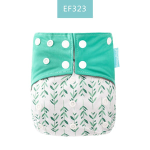 Happy Flute Washable and Reusable Baby Bamboo Charcoal Pocket Cloth Diaper With One Opening Fit 3-15kg Baby