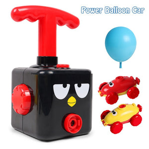 NEW Power Balloon Launch Tower Toy Puzzle Fun Education Inertia Air Power Balloon Car  Science Experimen Toy for Children Gift