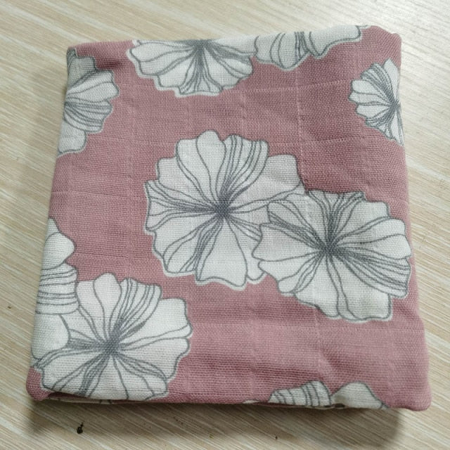 58x58cm Muslin cotton Baby Towels Scarf Swaddle bath Towel Newborns Handkerchief Bathing Feeding Face Washcloth Wipe