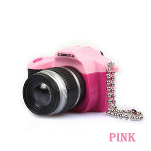 Children Toys Camera with Keychain Mini Simulation Cameras Led Light Flashing Camera for Doll Accessories Kids Birthday Gift