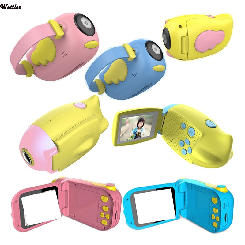 8MP Children Video Camera Full HD 1080P Digital Kids Camcorder Toy Photo Video Recorder DV with 2.0" TFT Screen for Kids' Gift