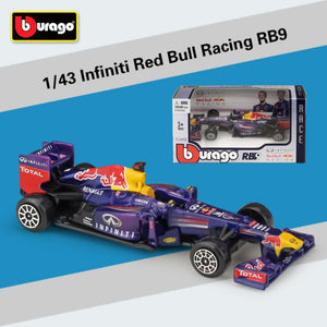 Bburago 1:43 2019 RB15 RB14 RB13 RB12 RB9 #33 #3 #1 F1 wyścigi formuła samochód statyczna symulacja Diecast Model samochodu stop