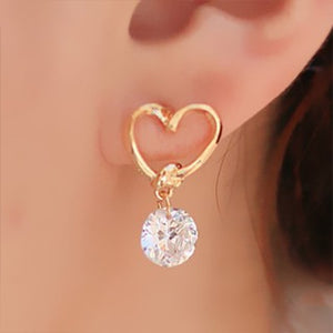 2020 New Fashion Simulated Pearls Pendient  Angel Wings Leaf Feather Flowers Stud Earrings For Women Wedding Jewelry