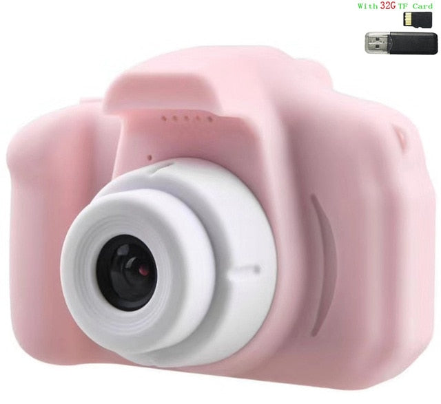 Children's Camera Waterproof 1080P HD Screen Camera Video Toy 8 Million Pixel Kids Cute Cartoon Camera Outdoor Photography Kids