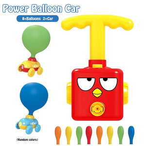 NEW Power Balloon Launch Tower Toy Puzzle Fun Education Inertia Air Power Balloon Car  Science Experimen Toy for Children Gift