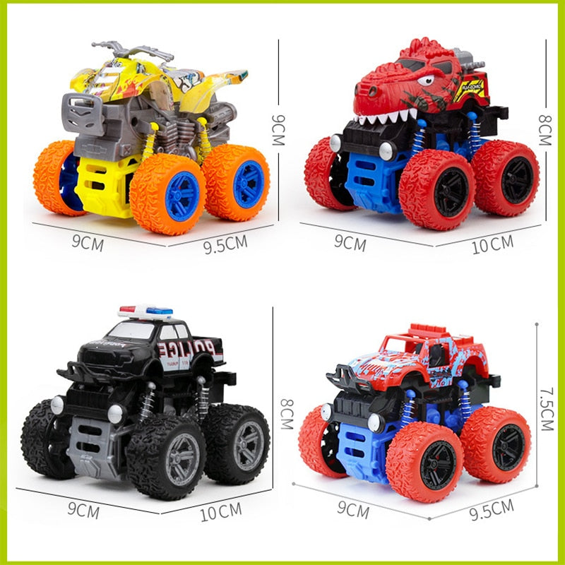 variety style Kids Cars Toys Truck Inertia SUV Friction Power Vehicles Baby Boys Super Cars Blaze Truck Children Gift Toys