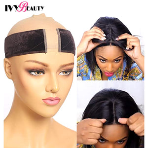 Ivy Beauty Lace Velvet Wig Grip Band For Women Non-Slip Comfort Wig Grip Headband  With Adjustable Velcro Fastener Grip Headband