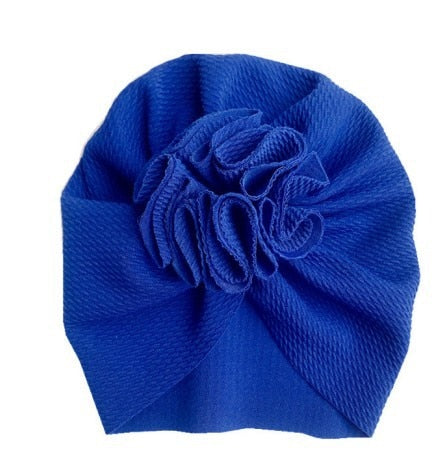Cute Flower Baby Hat Toddler Turban Infant Head wraps Kids Bonnet Newborn Toddler Beanie Cap for  0-18m