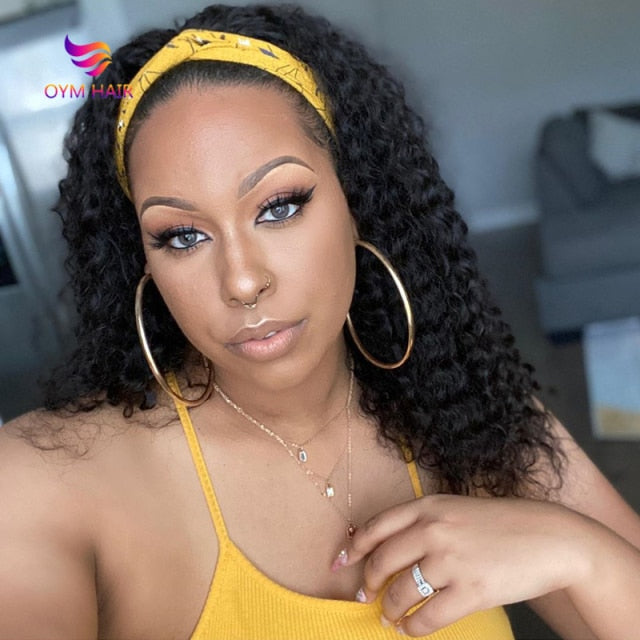 180 Density Headband Wig Human Hair Wigs 30 Inch Wig Glueless Brazilian Hair Wigs Remy  Human Hair Wigs for Black women