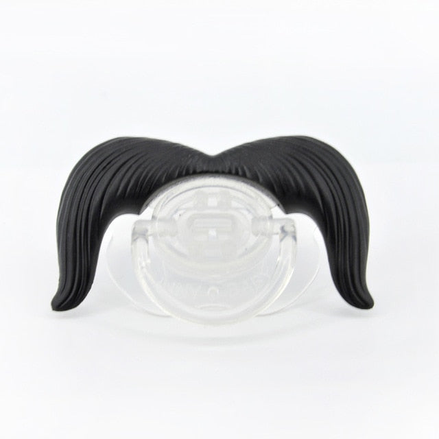 Top Silicone Funny Nipple Dummy Baby Pacifiers Soother Joke Prank Toddler Pacy Orthodontic Nipples Teether Beard Kiss Pacifier