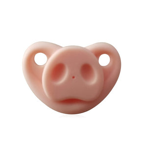 Top Silicone Funny Nipple Dummy Baby Pacifiers Soother Joke Prank Toddler Pacy Orthodontic Nipples Teether Beard Kiss Pacifier