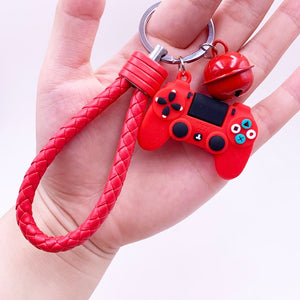 Creative Video Game Handle Keychain Simulation Joystick Model Key Chain Ring Pendant Men Women Couple Key Holder Trinket Gift