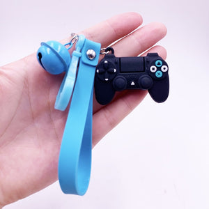 Creative Video Game Handle Keychain Simulation Joystick Model Key Chain Ring Pendant Men Women Couple Key Holder Trinket Gift