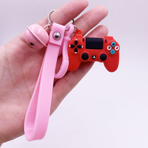 Creative Video Game Handle Keychain Simulation Joystick Model Key Chain Ring Pendant Men Women Couple Key Holder Trinket Gift