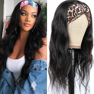 Headband Wig Human Hair Straight Brazilian No Glue Ombre Headband Human Hair Wig For Black Women Remy 150% Highlight Wig Vrvogue