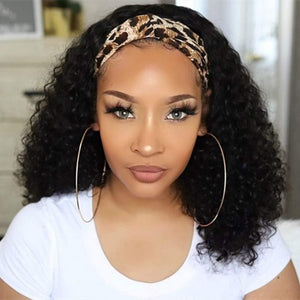 Headband Wig Human Hair Straight Brazilian No Glue Ombre Headband Human Hair Wig For Black Women Remy 150% Highlight Wig Vrvogue