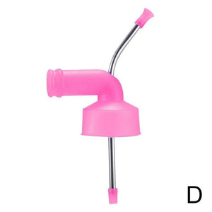 1PC Beer Snorkel Straw Beer Bong Funnel Slammer Double Snorkel Drinking Beer Bar Tools Festivals Party Dispenser Y1F5