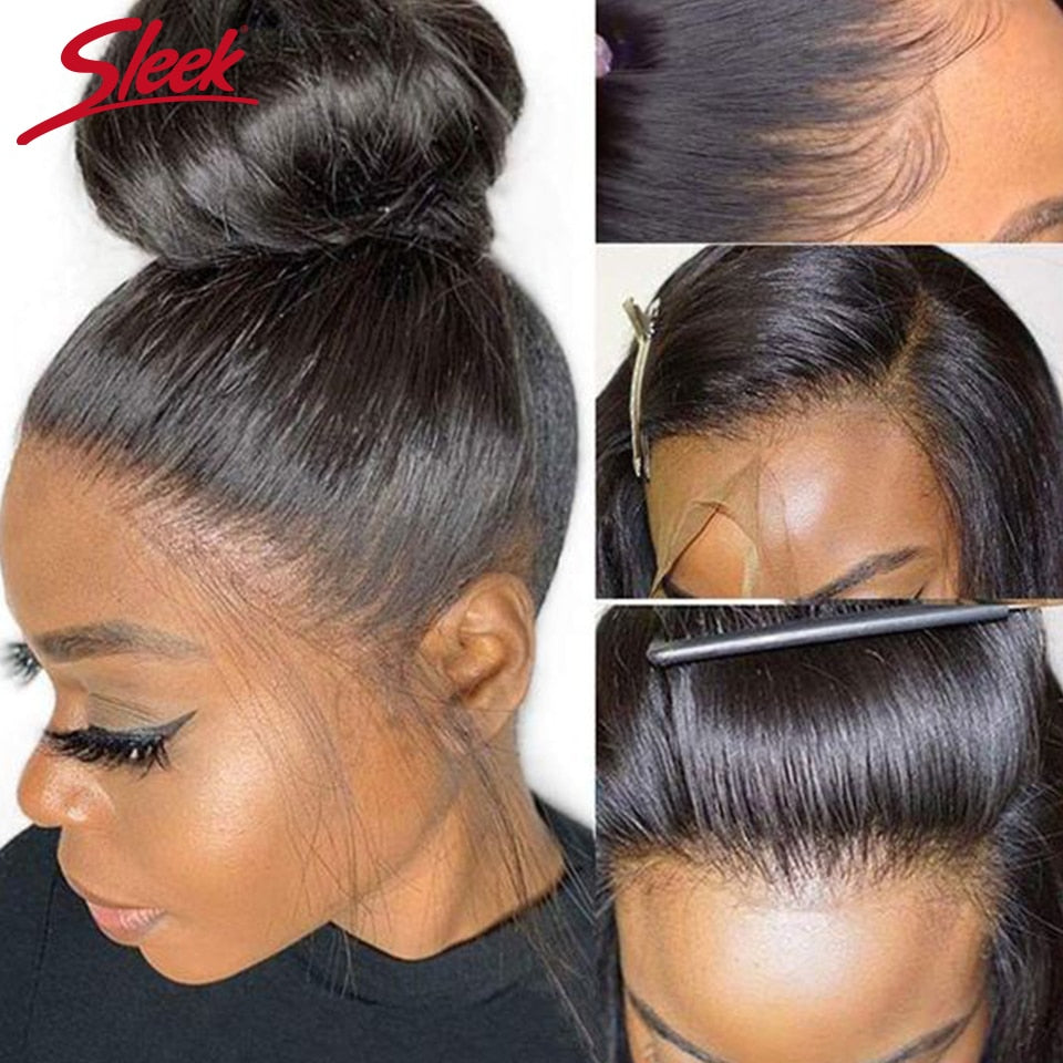 Peruvian Remy 360 Lace Frontal Wig Human Hair Wigs Straight Lace Front Wigs 360 Lace Wig Pre Plucked 4x4 Closure Wig Smooth Wig