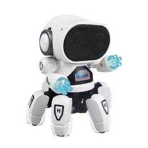 Smart Dancing Robot Electronic Six-claw Dance RC Robot Included LED Music Nina Robot Toys for Children Birthday Gift