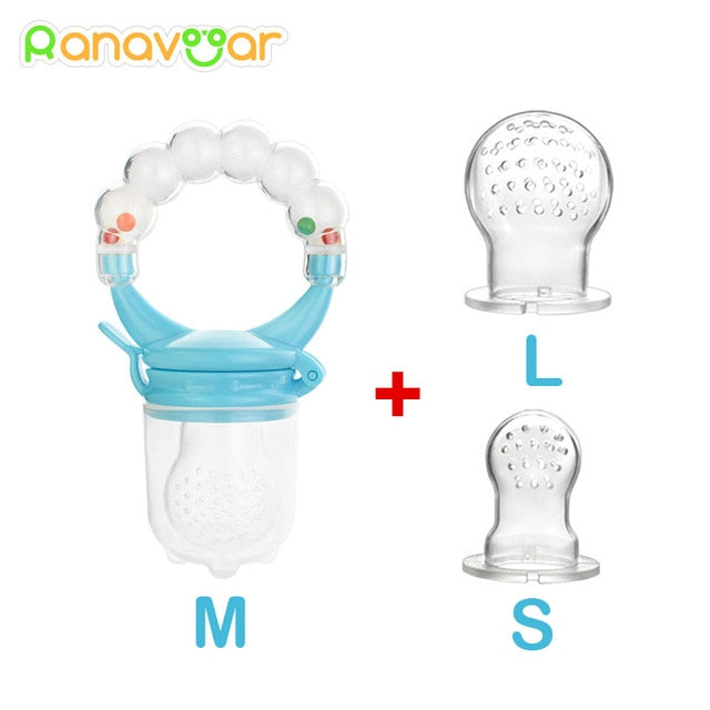 3 In 1 Baby Nipple Fresh Food Fruit Milk Feeding Bottles Nibbler Learn Feeding Drinking Water Straw Handle Teething Pacifier