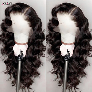 Loose Wave Wig Lace Front Human Hair Wigs Brazilian Human Hair Wigs Remy Lace Frontal Wig Pre-Plucked Closure Wig for Women