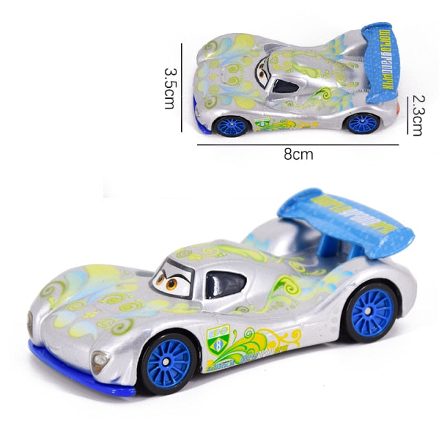 Car diney Pixar Car 3 Lightning McQueen Mater Jackon torm Ramirez 1:55 Diecat Vehicle Metal Alloy Boy Kid Toy Chritma