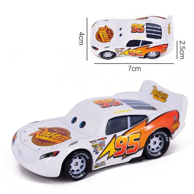 Car diney Pixar Car 3 Lightning McQueen Mater Jackon torm Ramirez 1:55 Diecat Vehicle Metal Alloy Boy Kid Toy Chritma