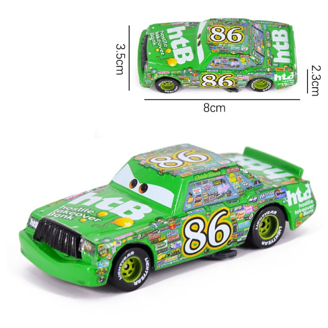 Car diney Pixar Car 3 Lightning McQueen Mater Jackon torm Ramirez 1:55 Diecat Vehicle Metal Alloy Boy Kid Toy Chritma