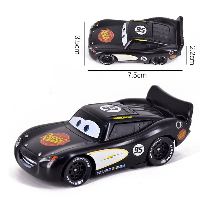 Car diney Pixar Car 3 Lightning McQueen Mater Jackon torm Ramirez 1:55 Diecat Vehicle Metal Alloy Boy Kid Toy Chritma